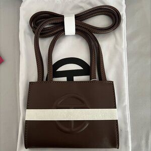 Small Telfar Shopping Bag – Chocolate (Brand New)